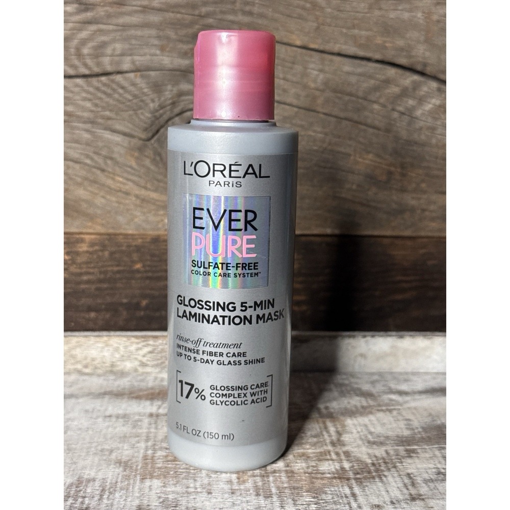 L'Oréal EverPure Glossing 5-Min Lamination Hair‎ Mask 5.1oz NEW | MSRP = $14